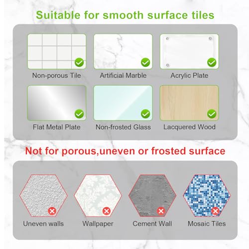 Skmeditec Suction Grab Bar For Shower Bathtub: Upgraded Heavy Duty Non-Slip Grip Handle With Strong Suction Cup For Bathroom Wall thumb #3