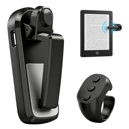 Anneau tourneur de page Kindle Bluetooth sans fil avec boîtier de charge