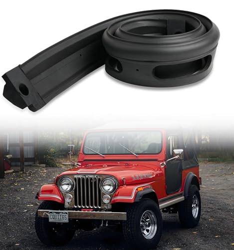 FASTCHE Cowl Seal to Windshield Frame Rubber Gasket 1976