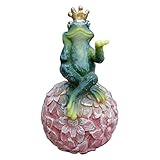 Auffällig: Der Frosch auf dieser Blume ist eine echte auffällige Dekoration - ein tolles Geschenk für alle Froschfans.