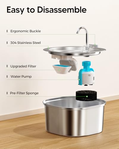Smart Cat Water Fountain Stainless