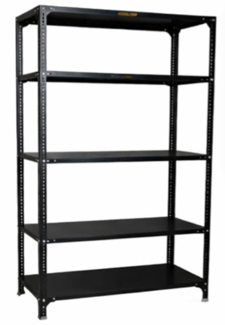 60 * 36 * 18 inch crc sheet 5 shelves,16 guage angles storage rack | heavy duty powder coated steel shelving unit | multipurpose,adjustable storage shelf for home, kitchen (24 guage)