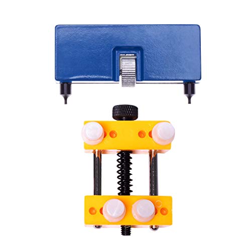 Hotaluyt Relojero de la Herramienta de reparación de Reloj Ajustable abridor de Nuevo Caso removedor Reloj Volver Extracción de la Placa, Diente Ronda