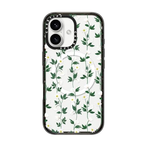 Coque antichoc iPhone 16 CASETiFY fleurs pour un usage quotidien actif