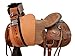 Ranch Saddle Rough Out Leather Roping Roper Tooled Leather TACK Set 15 16 17 18 (16 in)