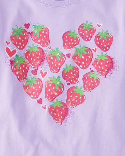 Image of The Children's Place Girls' Short Sleeve Graphic T-shirts (5-Pack)