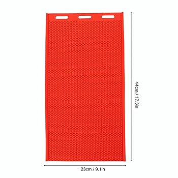 Moule à Cire D'Abeille En Caoutchouc - 2 Pièces Pour Apiculture DIY - Fondation De Ruche 44x23cm