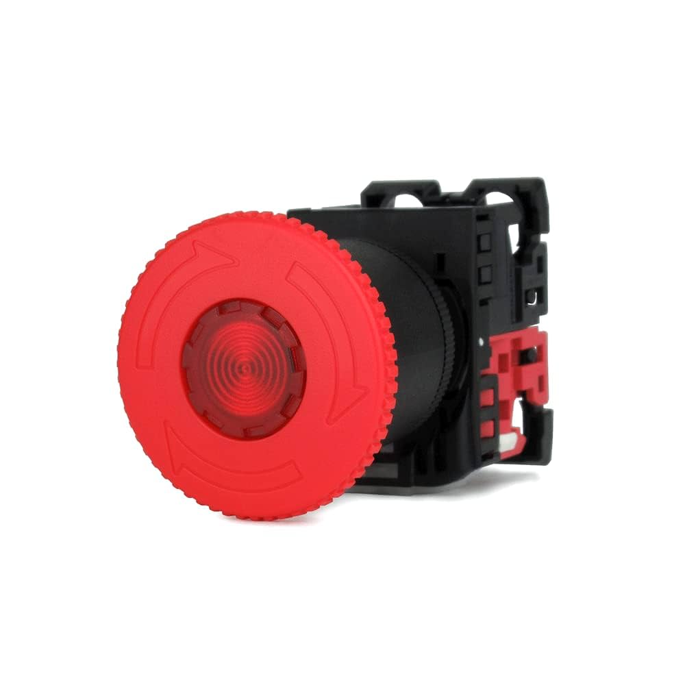 Amazon | 富士電機 AR22V0L-01E3R 非常停止用押しボタンスイッチ