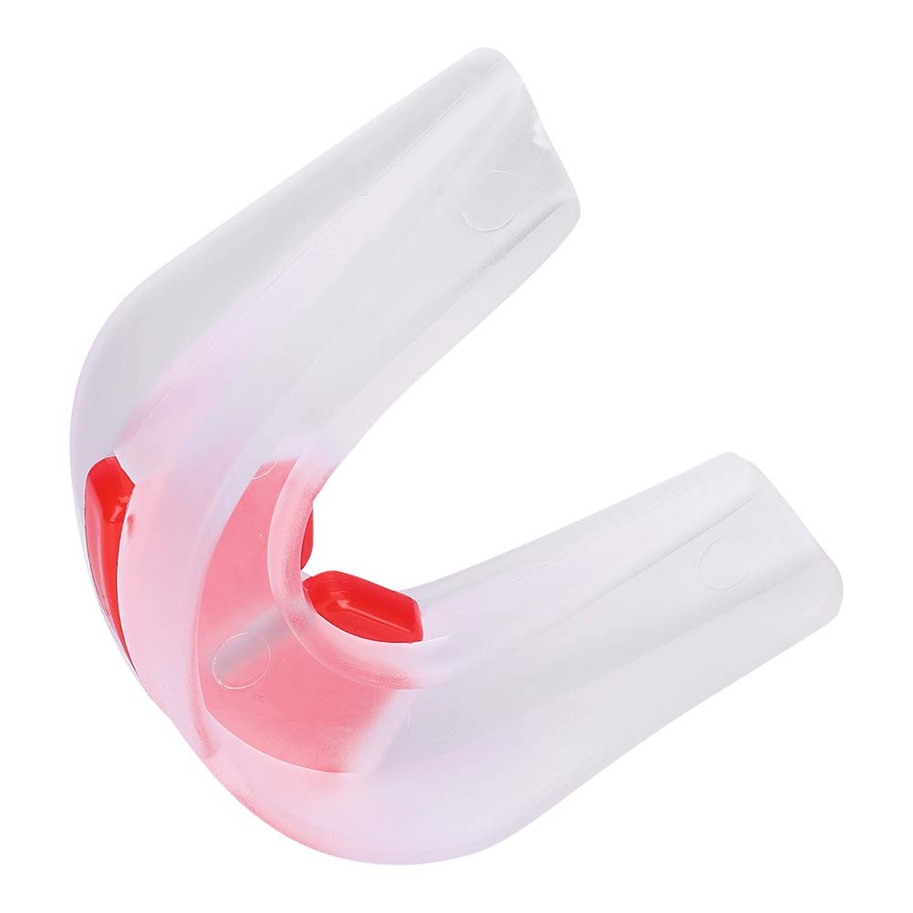Akozon Double Boxing Mouthguard Sided Adult Mouth Guard Eathing Exerciser Incentive Boxing Taekwondo Combat Accessory Ng Spirometer Teeth