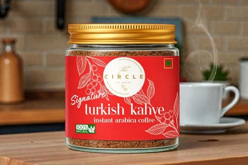 Image of The Circle of Aroma Signature Instant Turkish Kahve /Coffee | 100% Arabica Dark Roast | Rich, Strong & Authentic Flavor | 50g