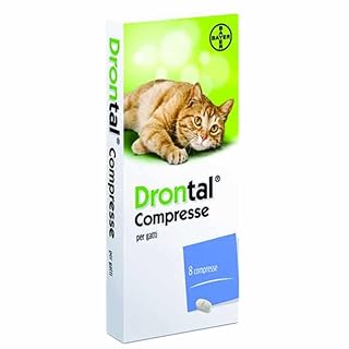 Drontal Bayer Vermifugo antiparassitario per Gatto (8 CPR) – Combatte i parassiti intestinali