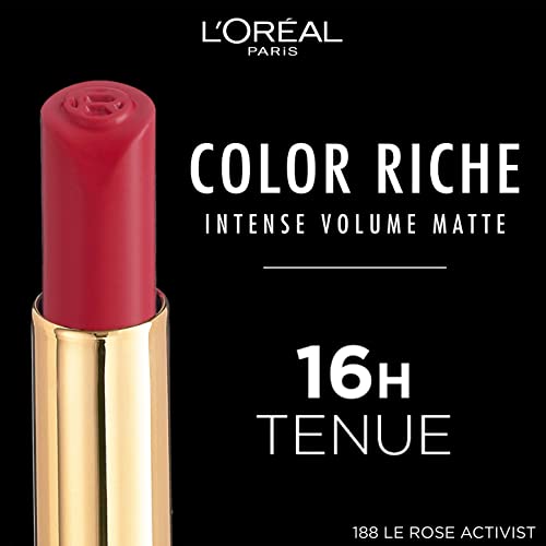 À Lèvres Longue Tenue Teinte Activist 188 Color Riche Volume Matte 'oreal Paris Le À Lèvres - vue 6