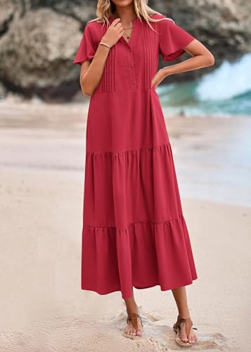Image of KIRUNDO Summer Maxi Dresses for Women 2026