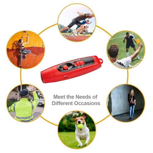 Sifflet électronique rechargeable USB avec dragonne pour arbitre et coach