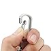 Wisdompro 2 Pcs Stainless Steel Key Chain, Heavy Duty Keychain Clip with Belt Hook