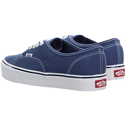 Vans Vans Mens Authentic Lite C Canvas Low Top Skateboarding Shoes Navy 7 Medium (D)