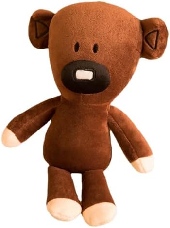 COVBHJK Small Teddy Bear Plush Toy Brown mr Bean 11.8''
