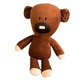 COVBHJK Small Teddy Bear Plush Toy Brown mr Bean 11.8''