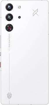 REDMAGIC 10 Pro 144Hz Gaming Phone, 5G Android Smartphone, 12GB RAM+256GB ROM, Snapdragon 8 Elite, 6.85 1.5K AMOLED Full Screen, FHD+, 50MP Camera, Dual-Sim, Unlocked Mobile Phone White