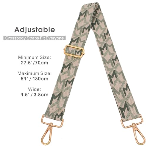 Image of Replacement Purse Strap Shoulder Strap Adjustable Crossbody Strap for Women Crossbody Wide Shoulder Bag