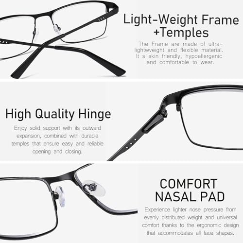 Image of Color Blind Glasses for Men, Color Vision Deficiency Correcting & Enhancing Glasses for Red Green Colour Blindness