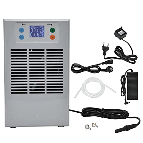 Refroidisseur D'eau Électronique 120W Système De Refroidissement Aquarium Chauffage Numérique Pour Réservoir De Poissons EU Plug