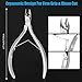 Cuticle Nipper with Cuticle Pusher-Professional Grade Stainless Steel Cuticle Remover & Cutter-Durable Manicure and Pedicure Tool-Beauty Tool Perfect for Fingernails and Toenails
