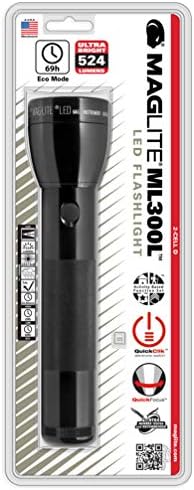 WAGO Maglite ML300L-S2016 2D LED Torch, Black