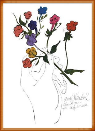 限定額装｜アンディ・ウォーホル A Gold Book 1957 アートポスター Amazon.co.jp: ポスター アンディ ウォーホル A Gold Book 1957 額装品