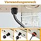 Prebarfun 50 Stück Kabelverschraubung Set, 5 Typen IP68 Kabeldurchführung Wasserdicht M12 M16 M18 M20 M25, Nylon Kabelverschraubungen(3-16mm Kabel) für Outdoor Garten Schaltkasten Abzweigkasten