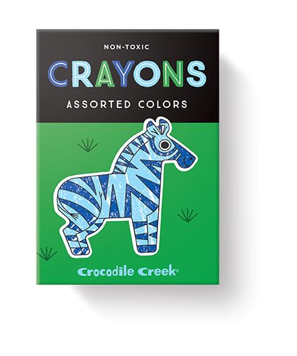 Crocodile Creek Coloring Stickers for Kids, Includes 20 Jumbo Stickers, 5 Themed Crayons and 1 Illustrated Scene - Image 4