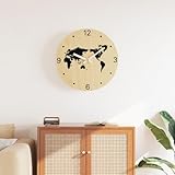 Multifonctionnelle : cette horloge murale décorative est idéale pour différents environnements, tels que les salons, les chambres à coucher, les bureaux, les écoles, les salles de classe, les salles de bain et plus encore.