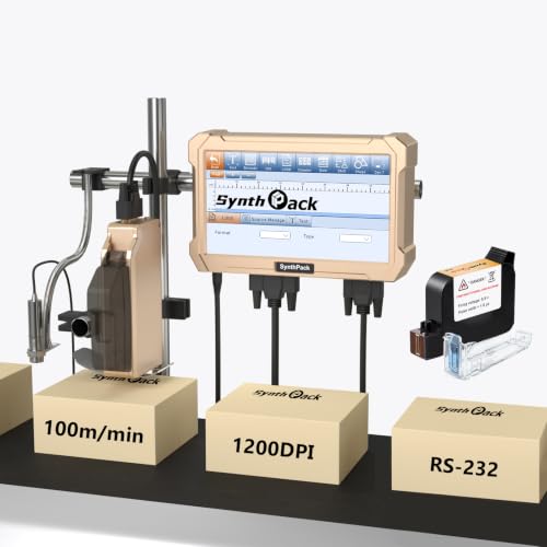 Automatic Online Inkjet Coding Machine for Production Lines, 1200DPI