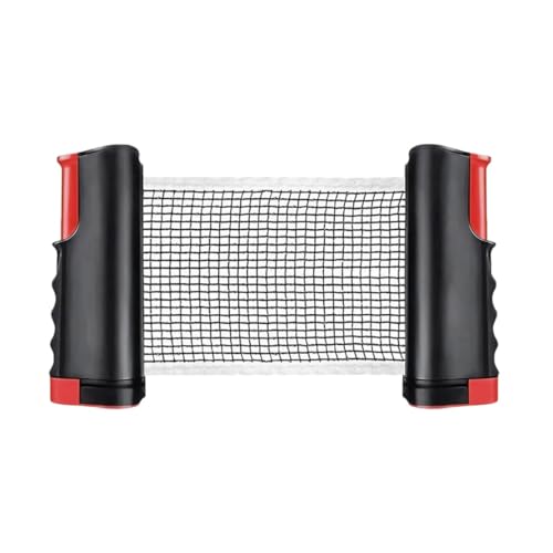 JZK Red de tenis de mesa retráctil de 165 cm, repuesto de estante de red de ping pong, soporte de abrazadera para mesa de ping pong, escritorio de oficina, cocina en casa o mesa de comedor
