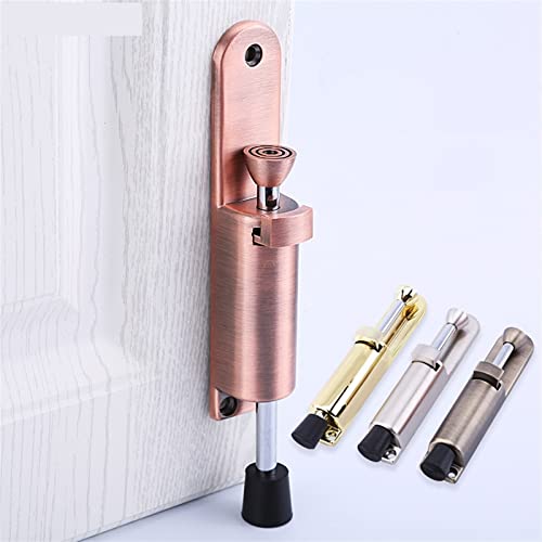 Fijador de puerta de aleación de zinc mate brushed de longitud extendida 4