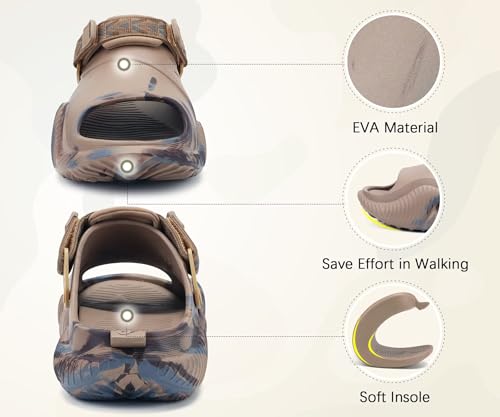 Image of COFACE Mens Orthotic Clogs Orthopedic Mules for Men Recovery Sandals Man Plantar Fasciitis Summer Casual Size 7-15
