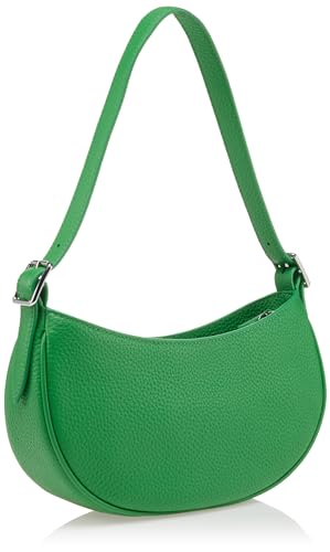 Image of Lacoste Women's Top Grain Leather Halfmoon Shoulder Bag