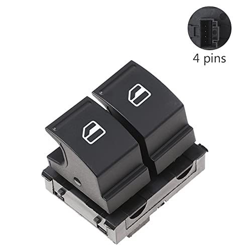 Interruptor de ventana eléctrica trasera VW EOS compatible con 1Q0959858A 2