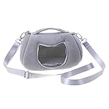 Demiawaking Tragbare Schultertragetasche für Haustiere, Hamster, Ratte, Igel, Chinchilla, Frettchen, Tragetasche für Kleintiere