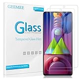 GEEMEE Protector de Pantalla para Samsung Galaxy M51, Cristal Templado Película Vidrio Templado 9H Alta Definicion Glass Screen Protector Film (Transparente)-2 Pack