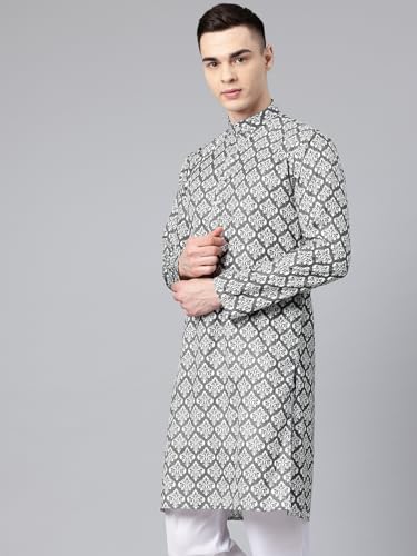 Image of Luxrio Kurta Set for Men Cotton Blend Kurta with Pyjama Set Ethnic Set