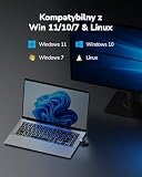 Cudy AX900 WiFi 6 adapter USB WU900, dwuzakresowy bezprzewodowy klucz sprzętowy 600 Mb/s + 286 Mb/s, kompaktowa konstrukcja nano, gry o niskim opóźnieniu, MU-MIMO, OFDMA, Windows 7/10/11, kompatybilny