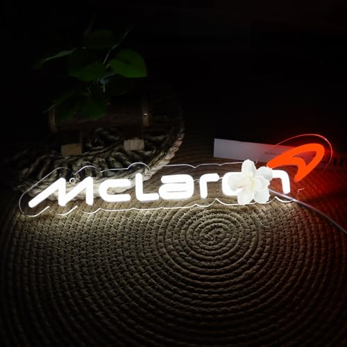 Image of WonderfulLife Car Logo Neon Sign for Garage Decor,Led Lights for Bar or Man Cave,Unique Car Enthusiast Gift,Bright and Eye-Catching Wall Art.