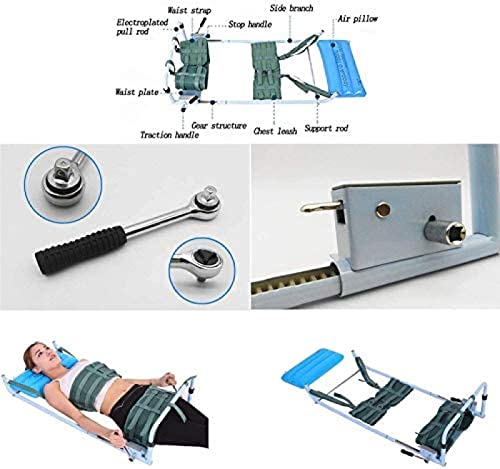 Dispositivo de tracción cervical lumbar, corrector de postura de columna vertebral y estirador para aliviar la fatiga de espalda y cuello