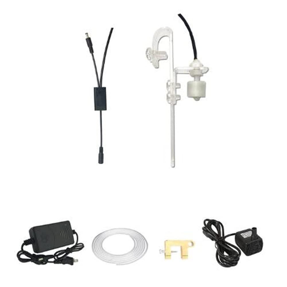 Kaining Black Aquarium Ato Auto Top Up Off System With Dc Pump Water Level Sensor Float Switch (Single Sensor Kit)