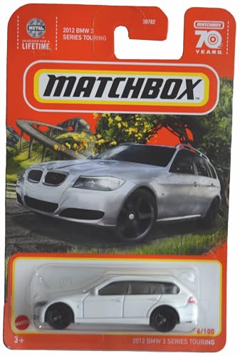 Matchbox 2012 BMW 3 Series Touring Blanco miniatura 1