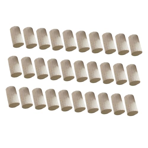 LOLIPPYY 30 Piezas Tapones de Corcho de Vino Unidades Sellado Hermético para Botellas Estándar Accesorios para Envasado de Vino Cierre de Madera para Preservación de