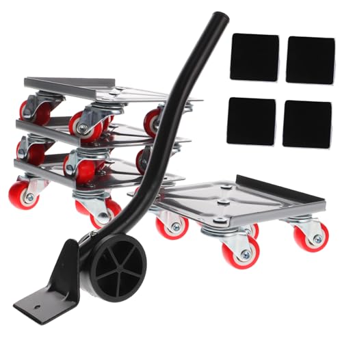 CIYODO Möbeltransportwerkzeug Mit Fünf Rädern Für Möbeltransport Möbelgleiter Satz Als Möbellift Robustes Gerätelift Werkzeug Zum Bewegen Schwerer Möbel