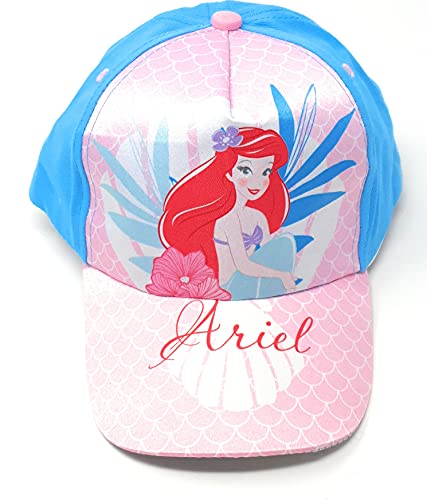 Ariel - Gorra infantil de sirena (48 x 51 cm), color azul