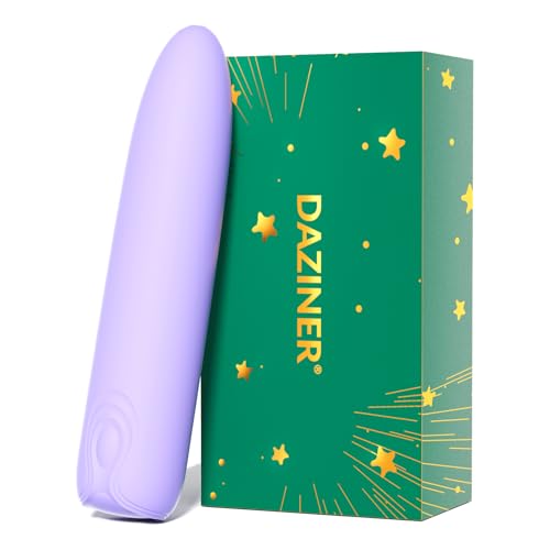Bullet Vibrator for Women 10 Powerful Vibration Modes Fully Waterproof & 35dB Whisper-Quiet Mini Rechargeable Clit Stimulator Discreet Adult Toys Sex Toy for Female & Couples (Purple)